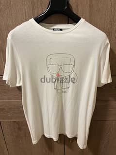 Karl Lagerfeld - Logo White Tshirt 0