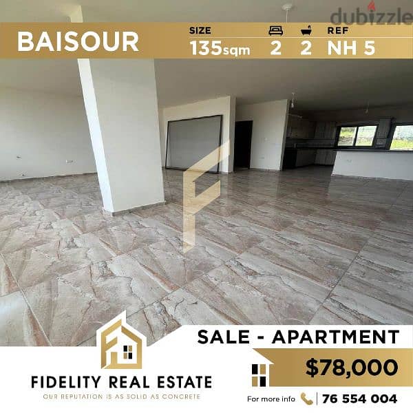 Apartment for sale in Baisour NH5 0