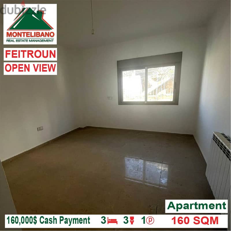 160,000$ Cash Payment!! Apartment for sale in Feitroun!! 2