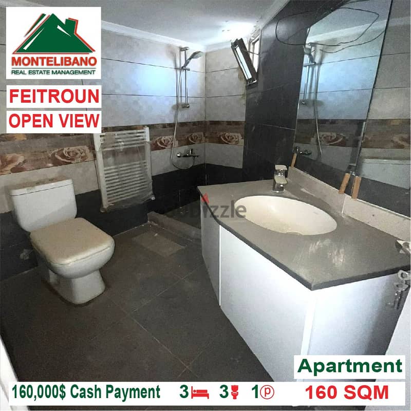 160,000$ Cash Payment!! Apartment for sale in Feitroun!! 4