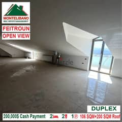 200,000$ Cash Payment!! Duplex for sale in Feitroun!! 0
