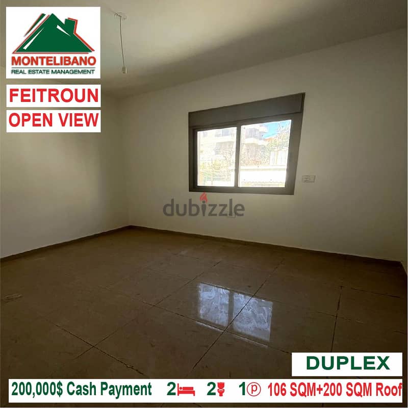 200,000$ Cash Payment!! Duplex for sale in Feitroun!! 1
