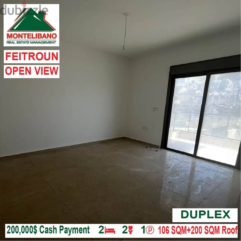 200,000$ Cash Payment!! Duplex for sale in Feitroun!! 2