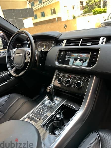 Range Rover Sport SVR 2015 black on black 8