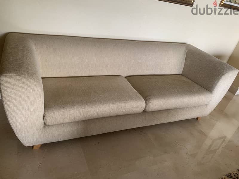 New Beige Sofas Set 3