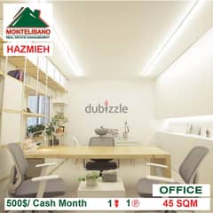 500$!! Fully Furnished Office for rent located in Hazmieh