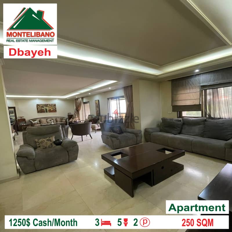 Fully Furnished Apartment with a Prime Location for rent in Dbayeh!!! 0