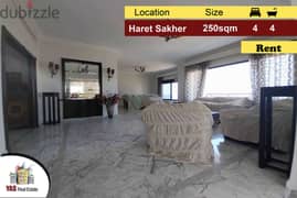 Haret Sakher 250m2 | Rent | Spacious apt | Fully Renovated | Open View 0
