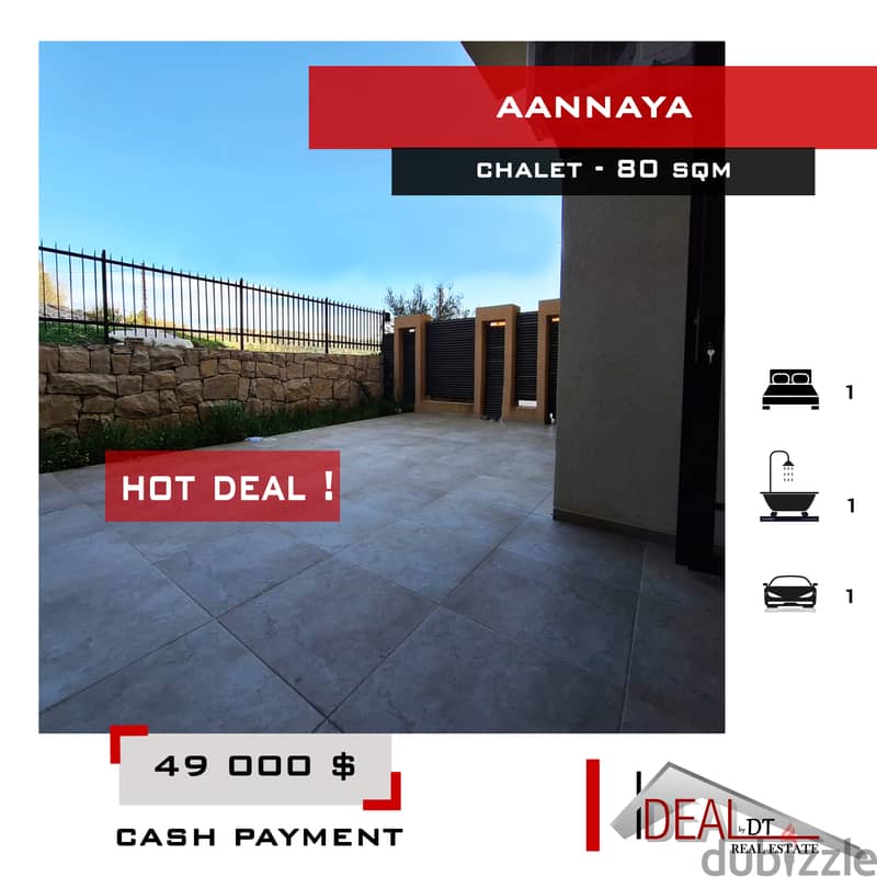 EXCLUSIVE ! Furnished Chalet for sale in Jbeil 80 sqm ref#wt18116 0