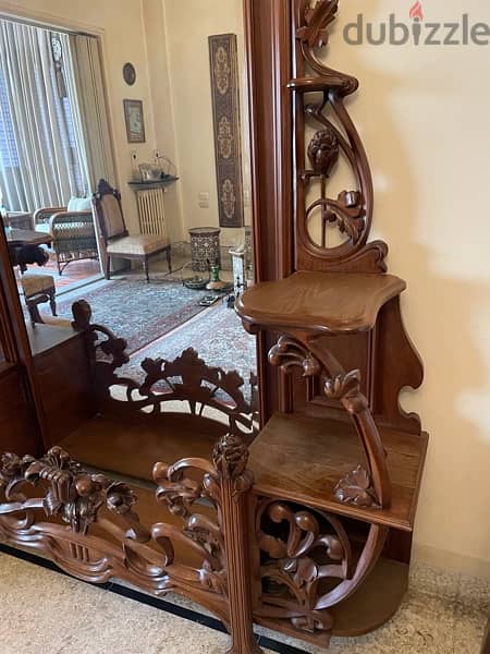 Antique furniture mirror 3