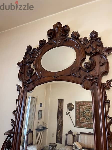 Antique furniture mirror 5