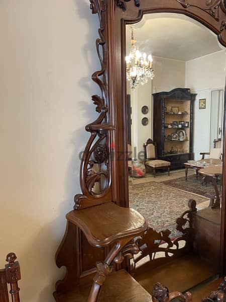 Antique furniture mirror 7