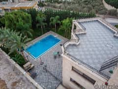 Semi furnished villa with pool in ansarieh south 0