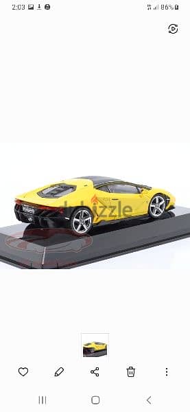 Lamborghini Centenario 2016 diecast car model 1;43. 1