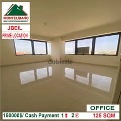 150000$!! Prime Location Office for sale located in Jbeil 0