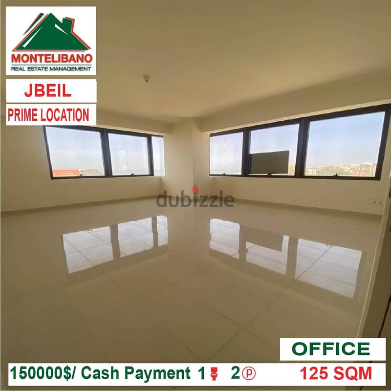 150000$!! Prime Location Office for sale located in Jbeil 0
