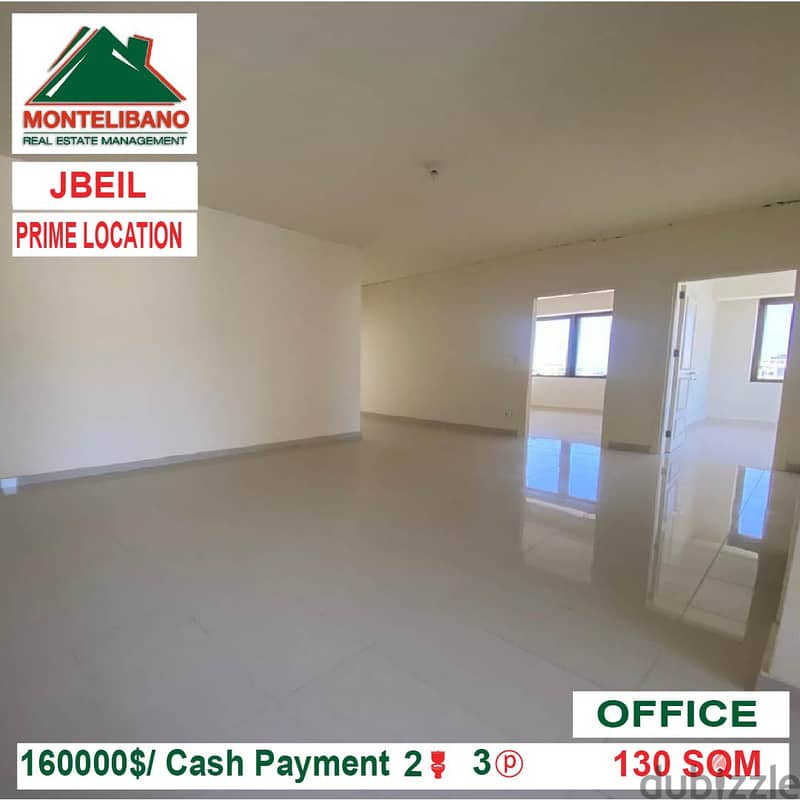 160000$!! Prime Location Office for sale located in Jbeil 1