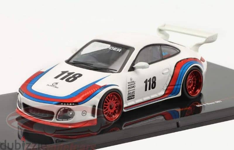 Porsche 997 (Old & New) diecast car model 1;43 1