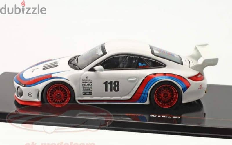 Porsche 997 (Old & New) diecast car model 1;43 2