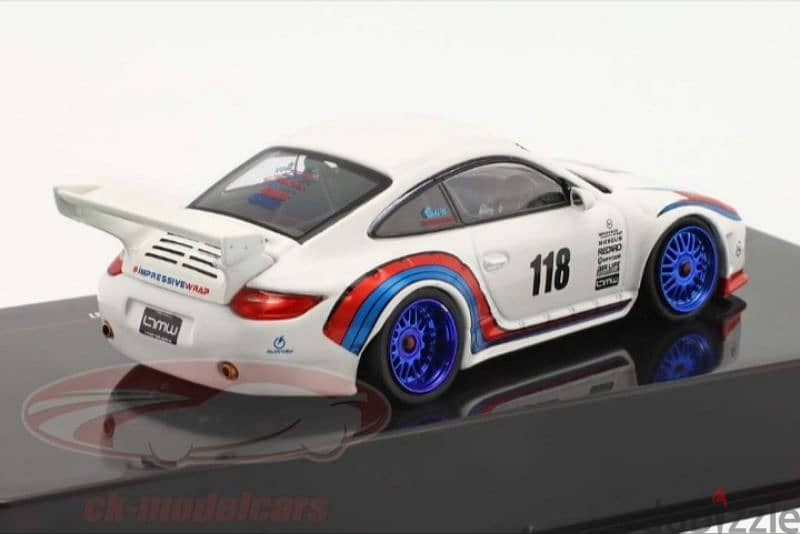 Porsche 997 (Old & New) diecast car model 1;43 3