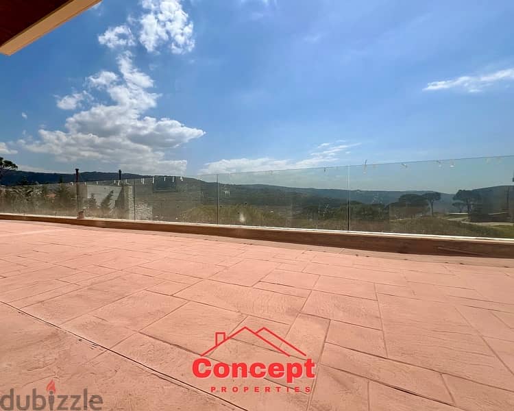 Apartment for Sale in Baabdat with terrace & Mountain View 3