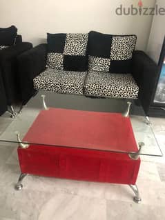 4 sofas + small table 250$ 0