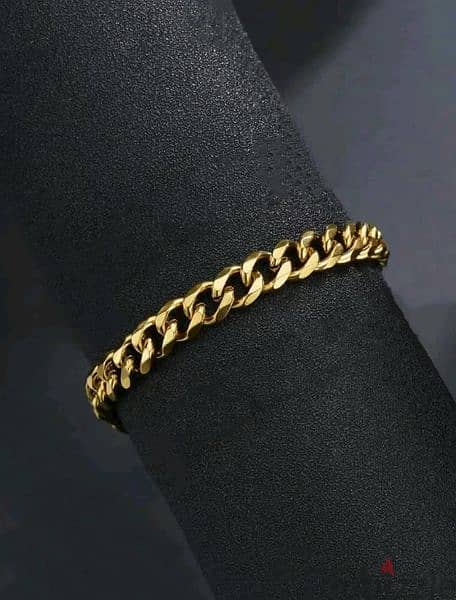 Men gold bracelet 0