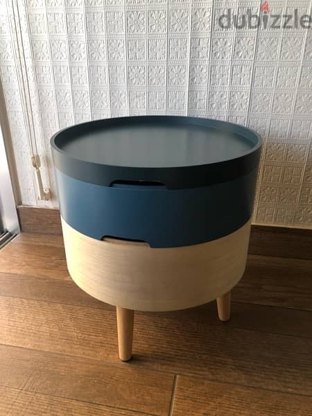 Side Table With Storage 1