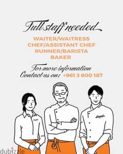 looking for sous chef or chef de partie