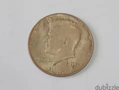 Coin Kennedy Half USD 1964 - 12.5 gr Silver.