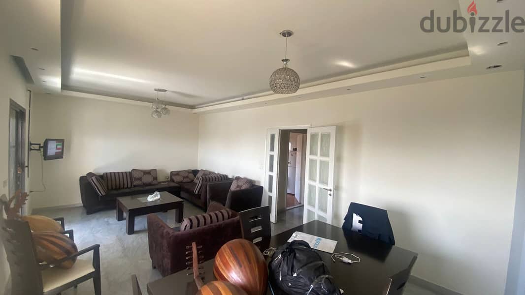 L15018-Apartment With Roof & A Beautiful Seaview for Sale In Dbayeh 2