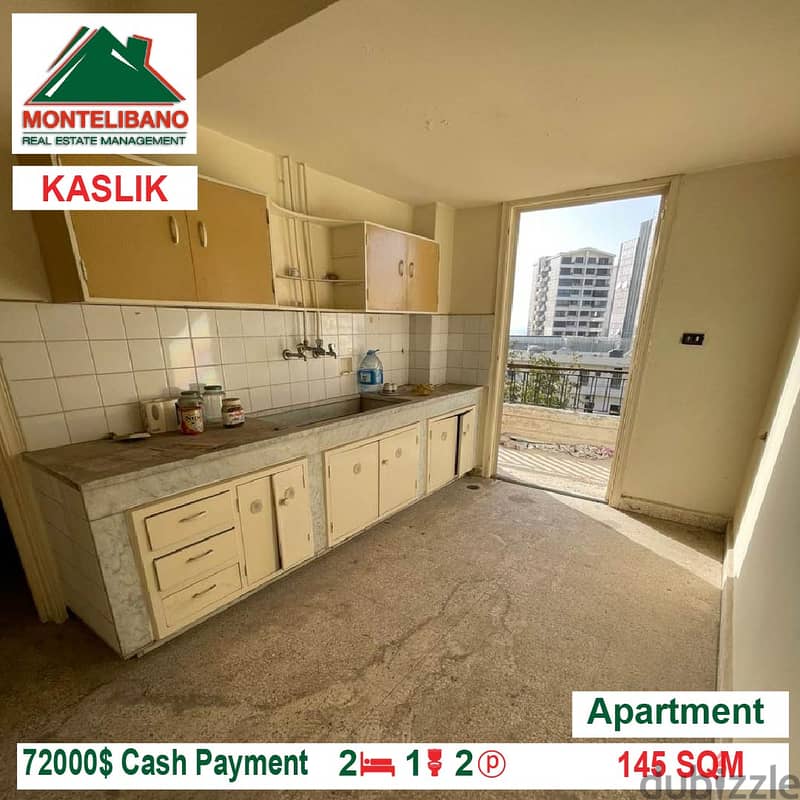72000$!! Prime L:ocation Apartment for sale located in Kaslik 2