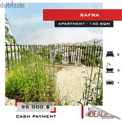 95,000 $ Apartment for sale in safra 140 SQM REF#MC54091