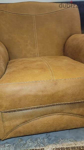 nubuck real  italian leather chairs 1