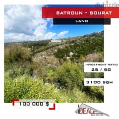 Land for sale in Batroun Sourat  3100 SQM REF#jcf3233 0