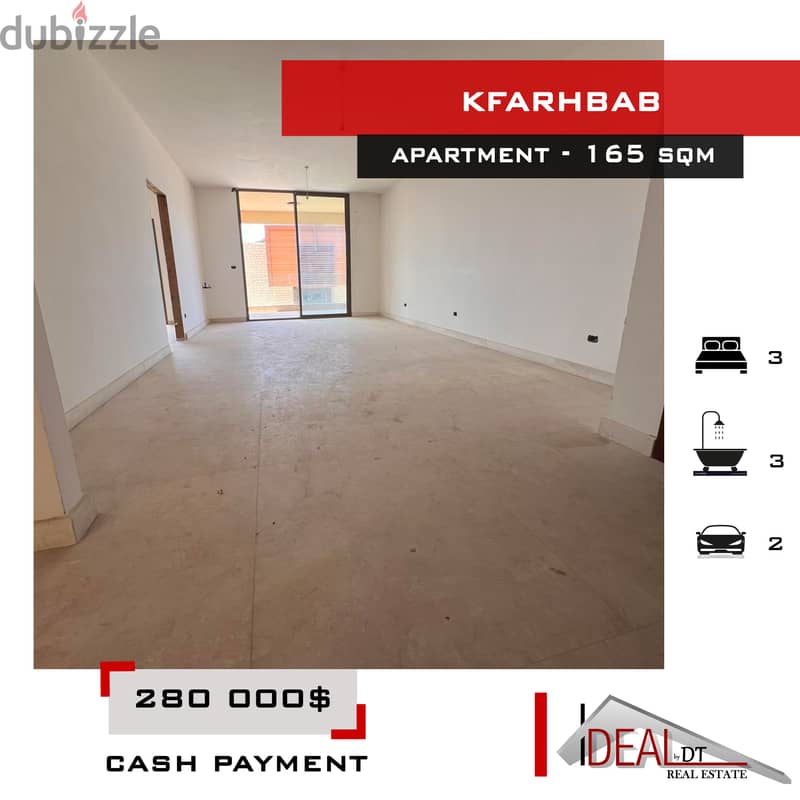 Apartment for sale in Kfarhbab 165 SQM REF#MA5107 0