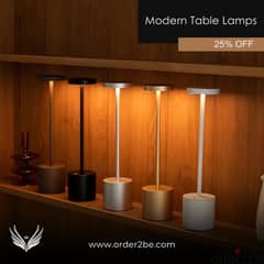 LED Table Lamp, Long Modern Lamp for Homes and Restaurants