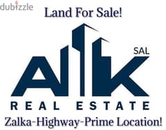 LAND 8,000 Sq. FOR SALE In ZALKA-HIGHWAY-PRIME LOCATION!