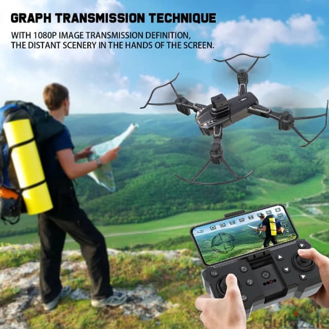 EBOYU 4K Camera Drone - Altitude Hold, WiFi FPV 2