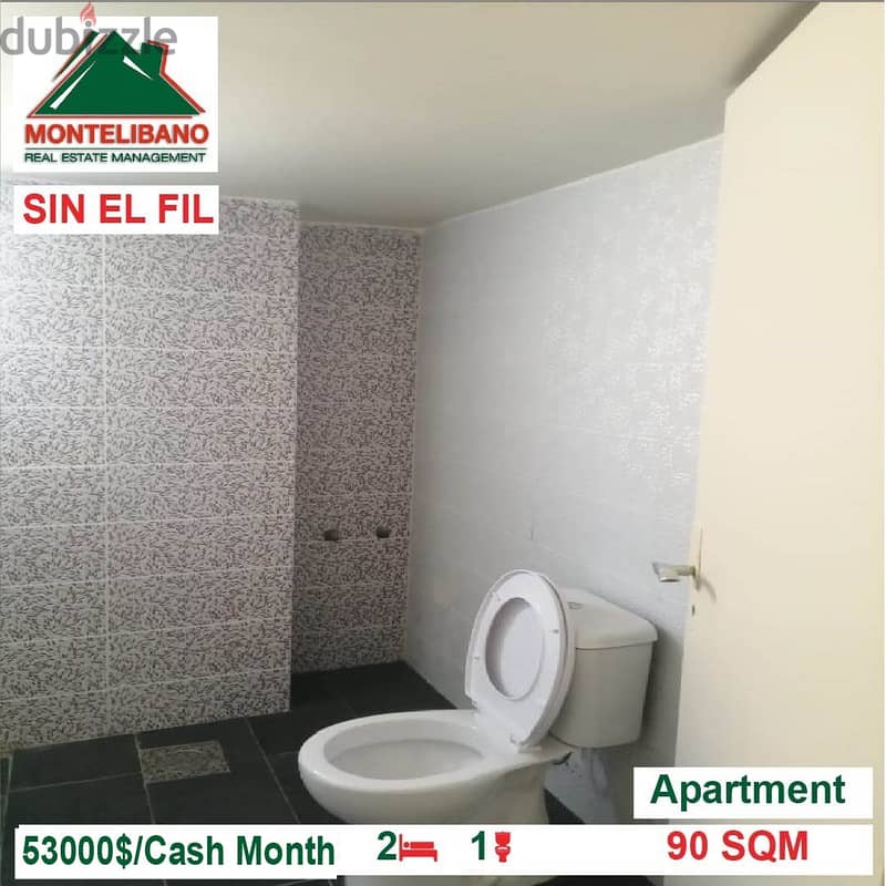 53000$ Cash Payment!! Apartment for sale in Sin El Fil!! 3