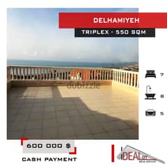 Villa triplex for sale in EL Chouf Delhamiyeh 550 SQM REF#JJ26073 0