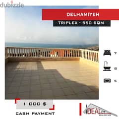 Villa triplex for rent in shouf - delhamiyeh 550 sqm REF#JJ26075 0