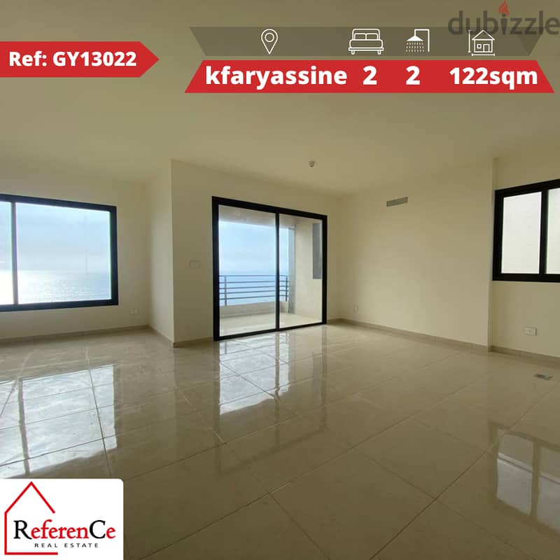Apartment for sale/rent in kfaryassine شقة للبيع والإيجار في كفر ياسين 0