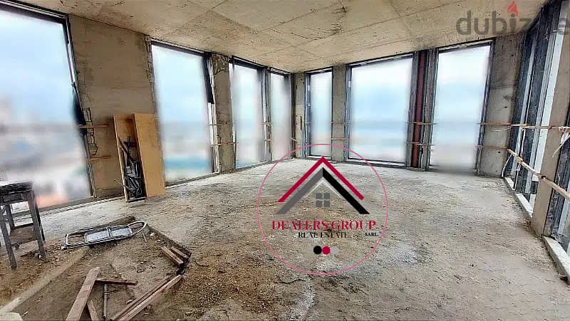 Core & Shell Penthouse Duplex +Terrace for sale in Achrafieh 1