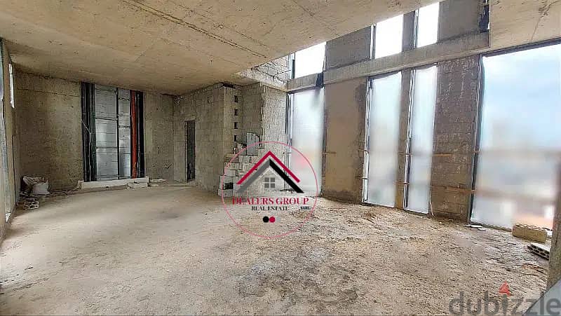 Core & Shell Penthouse Duplex +Terrace for sale in Achrafieh 2