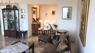 L15035- Furnished Apartment With Open Sea-View for Rent In Jounieh 0
