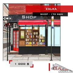 Shop for rent in Zalka 170 sqm ref#eh552 0