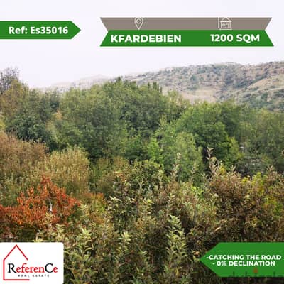 prime location land in Kfardebian أرض للبيع  في كفردبيان