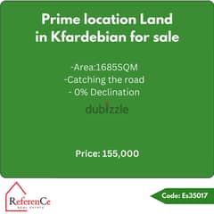 Land for sale in kfardebian أرض للبيع  في كفردبيان