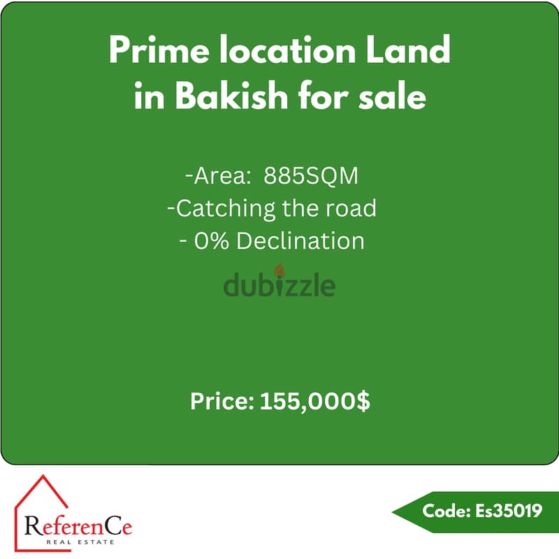 Prime land for sale in Qanat Bekish أرض مميزة للبيع في قناة بيكيش 0